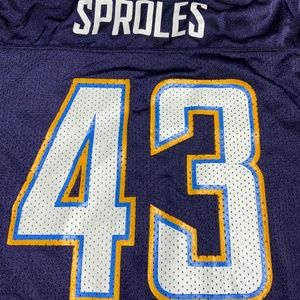 Chargers Football Jersey size large youth